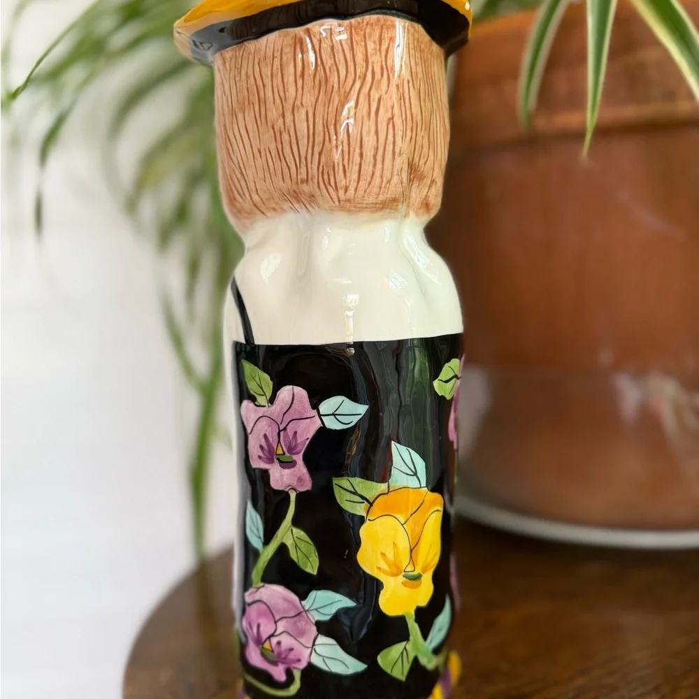 Bella Casa By Ganz Ceramic Lady Vase Sophie Hand Painted Susan Paley